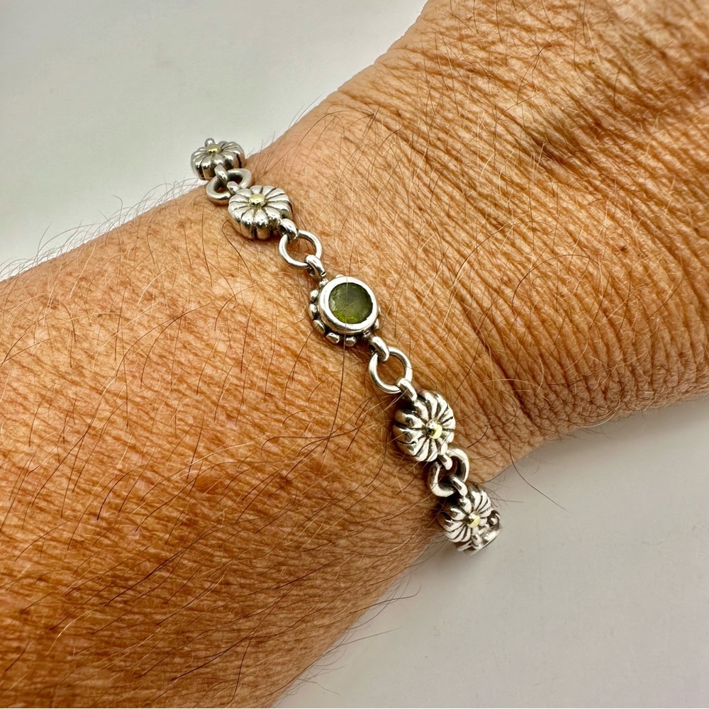 Lagos Two Tone Daisy Link Bracelet RARE - Picture 6 of 6